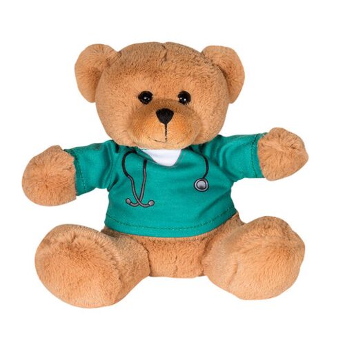 7" Doctor Or Nurse Plush Bear Thumbnail