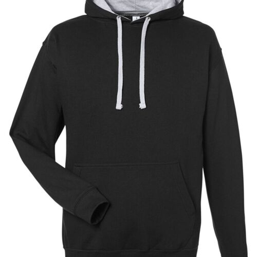 Unisex Midweight Varsity Contrast Hooded Sweatshirt Thumbnail