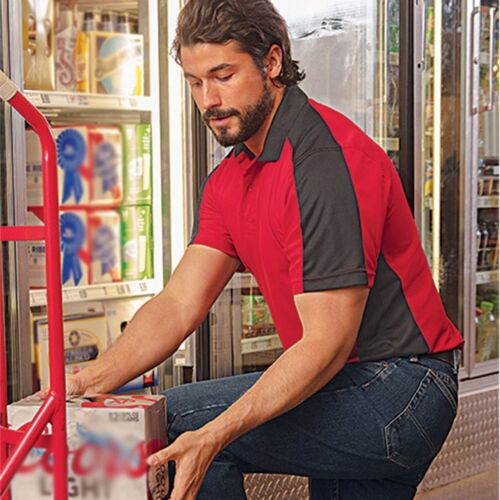Men's Performance Knit Two Tone Polo Thumbnail