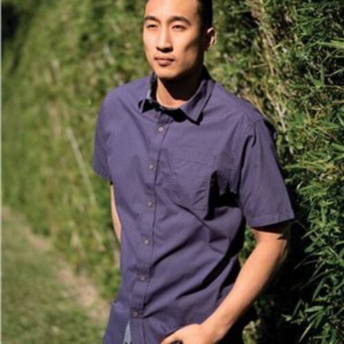 Men's Peached Printed Poplin Short Sleeve Shirt Thumbnail